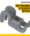 Dishwasher Holder For LG Appliances Replacement Part MEG64438901 grey durable part for rack stability visible
