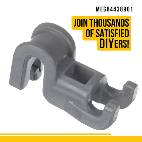 Dishwasher Holder For LG Appliances Replacement Part MEG64438901 grey durable part for rack stability visible