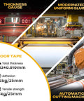 Built Tough Industrial Caution Tape For Warehouse Floors That Crush Resists Forklifts And Waterproof Construction While Delivering Long Haul Safety Strips For Factories And Parking Lots Daily with thickness gauge and automated machine.