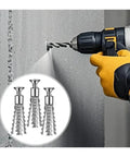 6/8mm Expansion Pipe Kit For Hollow Walls With Self Tapping Screws And Drilling Plugs, Wall Anchors And Bolt Fasteners, 6mm Size, 100 Pcs, Easy Install For Shelves, Hooks, And DIY Projects in use