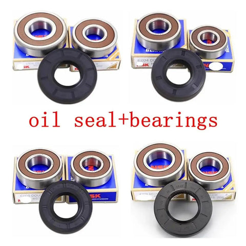 Compatible With Haier Front Load Washer Oil Seal & Bearing Kit Including 6203 To 6307 Sizes For Reliable Leak Prevention And Smooth Drum Operation Easy Install Durable Parts For Top Performance