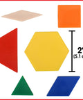 Plastic Pattern Blocks Set Of 250 For Math Manipulatives Fractions Symmetry Patterning And Creativity Kid Friendly shown with shapes