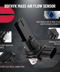 Mass Air Flow Sensor MAF 22680 AA380 Drop In Replacement For Subaru Forester 2009 To 2014 Impreza Legacy Outback