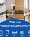 Multi-use settings for Pocket Hole Jig Kit With Adjustable Punch Locator And 15 Degree Drill Guide including cabinet, chair, bed.