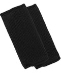 Tough As Nails Protective Arm Sleeves With Serious Cut Resistance For Gardeners Mechanics And Welders, black elastic knit sleeves.
