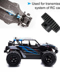 Heavy Duty 48P 83T Hardened Steel Spur Gear Set With 18T 19T 20T 21T Pinions For 1/10 RC Slash Stampede Rustler Bandit VXL XL-5 F-150 SVT Upgrade Parts 1/8 Inch 3.175mm Hole Compatible shown with RC car
