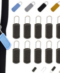 Universal Zipper Pull Replacement Kit For Jackets Luggage Backpacks Purses Boots And Pants With Removable Anti Slip Pull Tabs Black 10 Pack 2025 Update