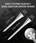 Plastic Golf Tees Unbreakable Bulk Pack 200 500 1000 Count Two And Three Quarters Inch To Three And A Quarter Inch Stable Driving Range Tees Low Friction For Longer Drives White Green Red USA Flag Colors, two golf tees with measurements