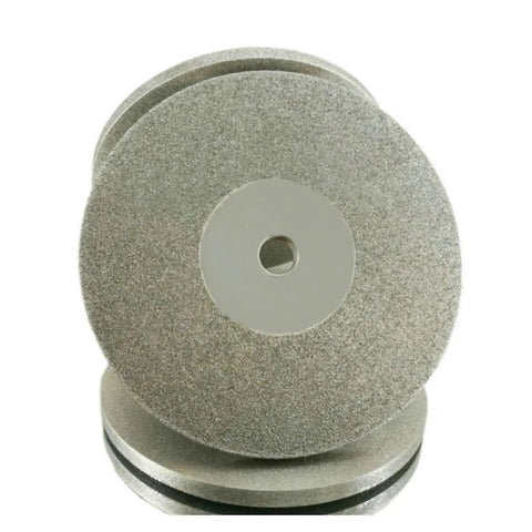 Double Sided Diamond Grinding Disc Wheel For Rotary Tools 100mm Diameter With 10mm Hole Grit Range 45 To 1000 Lapidary Diamond Disk