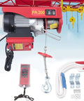 Heavy Duty Electric Lifting Hoist With Wireless Remote Control Supports Up To 400 Kilos And Dual Mode Speed Or Power For Garage Work Shop Projects Plus Overload Safety And Solid All Copper Motor with hook and remote