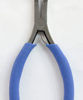 Crimping Pliers For Jewelry Making And Beading, Lightweight And Compact Crimp Cover Closer Tool With Blue Handles