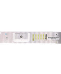 LRS Series 24V 6.5A 156W Switching Power Supply Single Output Built To Last, UL And CE Certified, Wide Input Range 85 to 132 VAC or 170 to 264 VAC Switch, Short Circuit Overload Over Voltage Over Temperature Protection, silver metal side view
