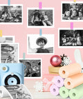 6 Rolls Kids Camera Instant Print Refill Paper Set For Kid Friendly Photo Fun, HD Thermal Paper Works With Most Kids Instant Cameras, 2.2 in x 29.5 ft rolls