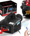 NEWTRY electric hoist winch, 110/120V, 1100 lb capacity, portable with wireless remote control