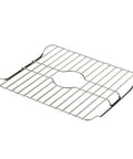 Badass Heavy Duty 304 Stainless Steel Sink Protector Grid with center drain hole, 16.15 x 12.4 inch, designed for scratch-free protection.