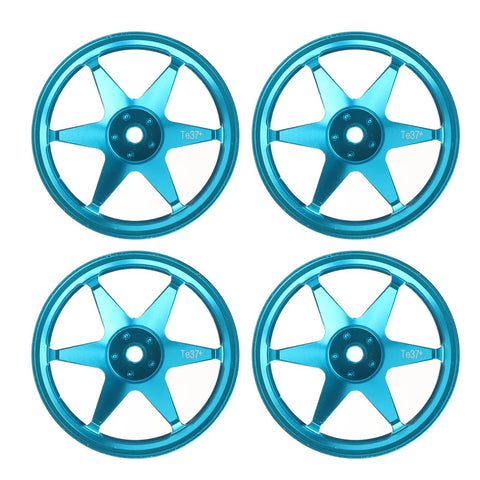 Beefed Up CNC Machined Aluminum RC Wheel Hubs For 1X10 Scale Cars, Stability Boost, Easy Install, Rugged Blue Hubs