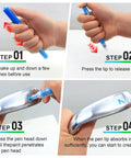 Instructions for using 9 Piece Golf Club Paint Pens And Markers For Filling In Customizing And Renovating Your Clubs And DIY Golf Balls