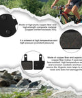 8 Pairs Resin Semi Metallic Bike Brake Pads For Mountain Disc Brakes, bike on trail, material details, high performance features