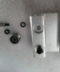 5Pcs Deep U Groove Ball Track Guide Bearing Set components with stainless steel pulley and fixtures, ideal for motors and industrial use