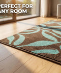 Non Slip Rug Grippers Kit With 12 Reusable Washable Pads For Hardwood And Carpet Floors That Stay Put, rug on wooden floor