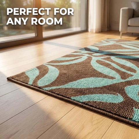 Non Slip Rug Grippers Kit With 12 Reusable Washable Pads For Hardwood And Carpet Floors That Stay Put, rug on wooden floor
