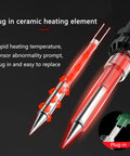 Must-Have 2-In-1 Soldering Station Pro Kit With Soldering Iron And Hot Air Gun 600W Ceramic Heating element close-up