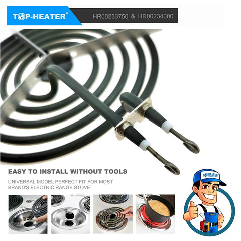 Electric Range Burner Element Replacement Set MP22YA For Whirlpool Kenmore Maytag Norge And More includes coil element