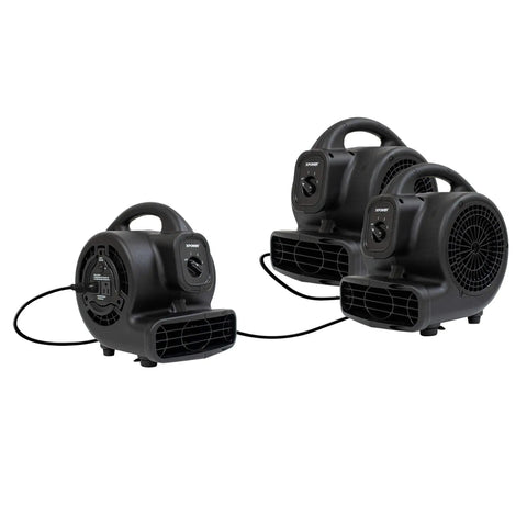 Mini Mighty Centrifugal Air Mover 138 Watt With 600 CFM For Beast Drying Fast Surfaces Like Carpets Floors And More Heavy Duty Stackable