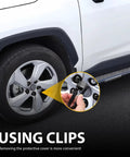 20 Pack Wheel Lug Nut Covers 19mm Hex Dust Caps With Removal Clip Durable Polypropylene Exterior Protection Anti Theft