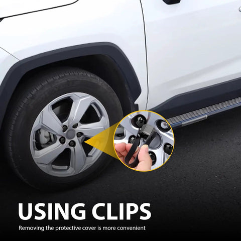 20 Pack Wheel Lug Nut Covers 19mm Hex Dust Caps With Removal Clip Durable Polypropylene Exterior Protection Anti Theft