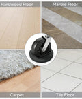 8 Pack Furniture Caster Cups With Rubber Bed Stoppers For All Furniture Wheels on hardwood, marble, carpet, tile floors
