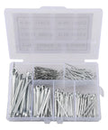Rock Solid Stainless Steel Cotter Pin And Hair Pin Kit 230 Piece Assortment With Clevis Retaining Hitch Pins Spring Fasteners