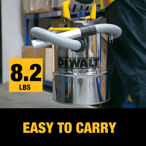 Tough As Nails Ash Vacuum With 4 Gallon Metal Canister And 4 HP Motor Delivers Real Deal Suction And Efficient Filtration in use