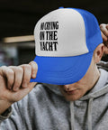 Royal Blue Trucker Hat For Women And Men Vintage Style Breathable Mesh Cap Unisex Outdoor Cap Perfect For Beach Days Boat Trips