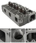 Heavy Duty Complete Cylinder Head Assembly With Precision Valves And Durable Sealing Gasket Kit For D1305 Motor RTV1100 showing top view with springs.