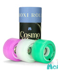 Cosmo Glow LED Outdoor Roller Skate Wheels Quad Pack 62mm By 32mm White Rain Glow With Bright Light Up Illumination