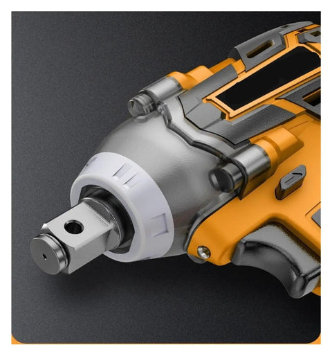 Gangsqud Cordless Brushless Impact Wrench High Torque Electric Power Tool With Socket For Scaffold Work And Car Repair Lightweight Design Perfect For Home Mechanics And Professionals