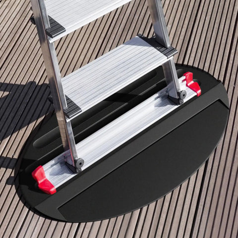 No Slip Ladder Stop Mat 27 By 15.7 Inches Rubber Anti Skid Stabilizer Pad For Extension And Telescoping Ladders Floor Protector