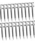 Lawn Aerator Shoes Spikes Kit With Durable Metal Nails For Lawn Aeration, 20 metal replacement nails shown
