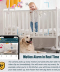 1080P Wireless Indoor Security Camera With Pan Tilt Zoom For Home Nanny Cam Use To Monitor Pets Babies And Seniors in nursery