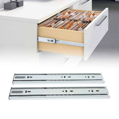 12 Inch Ball Bearing Drawer Slides With Full Extension For RVs Yachts And Home Drawers 30KG Heavy Duty Cabinet Rails in use