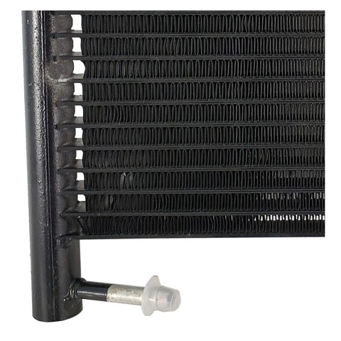 Premium Transmission Oil Cooler For Hyundai Santa Fe 2001-2006 Fits 2.4L 2.7L 3.5L Engines Keeps Fluid Cool Prevents Overheating Slammer Upgrade Replacement black finned cooler with fitting