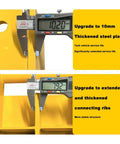 Heavy Duty Steel Machinery Mover With Precision Steering Rollers For Factory Equipment Relocation And Industrial Transport Built Tough To Handle The Daily Grind Moves 3000 Pounds Like A Champ With Absolute Ease measuring thickness at 10mm and 7.92mm.