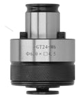 Heavy Duty Adjustable Tapping Collet Chuck Holder With Durable High Speed Steel Construction For Superior Clamping Strength And Torsion Protection In All Your Drilling Projects, close-up view.