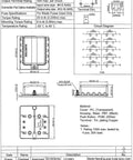 10 Way RV Blade Fuse Block With Bright LED Indicator DC Junction Box Supplying 100 Amp Kickass Protection Cover, technical specifications diagram