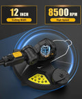 Cordless 3 In 1 Weed Eater And Leaf Blower Combo With Auto Feed, 12 Inch Trimmer Edger, cutting width and speed details