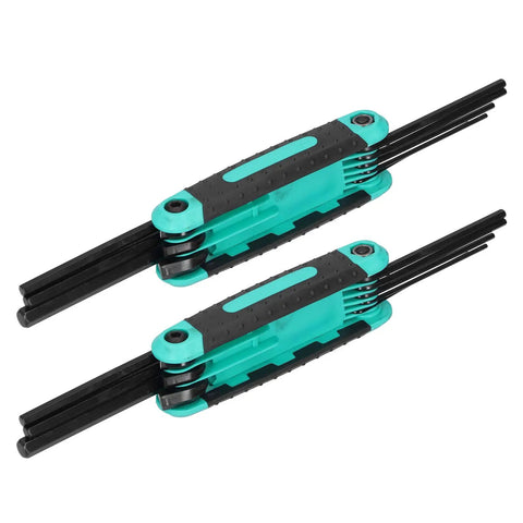 Top Tier 8 In 1 Folding Hex Key Wrench Kit Booms With Wide Size Range From 1.5mm To 8mm For Snazy Home Garage Jobs Using High Torque Chrome Vanadium Steel For Tightening Screws Like A Pro, folded hex key set