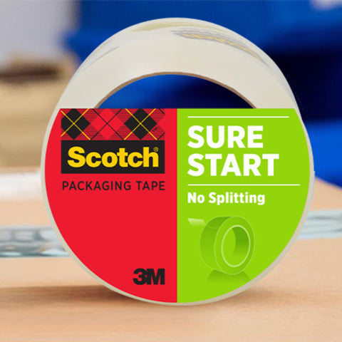 Smooth Operator Clear Shipping Packing Tape With Heavy Duty Dispenser For Quick Box Sealing And Fast Rollout In Bulk Six Pack Supply For Straight Ahead Warehouse Jobs on a wooden surface.