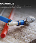 DIY Friendly PEX B Tubing Sticks 0.5 Inch By 4 Feet Red And Blue Potable Water And Hot Water Tubing For Indoor Outdoor Use Pre Cut