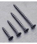 50 Piece Size 6 Drywall Screws For Wood And Drywall Coarse Thread Phillips Bugle Head Black Finish Heavy Duty